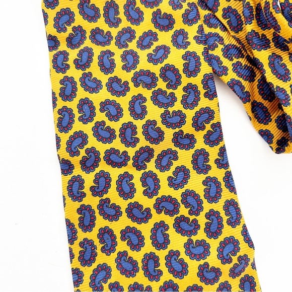 Vintage Burberry Silk Paisley Print Men's Neck Tie - Picture 2 of 6